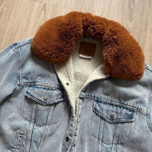 Dettachable fur collar